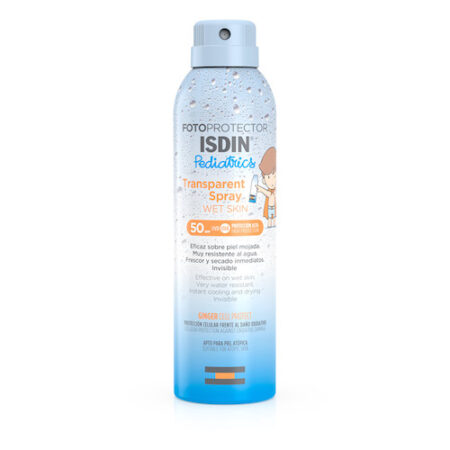 Fotoprotector ISDIN Transparent Spray Wet Skin Pediatrics SPF 50